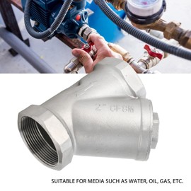 Filtro en Y 2 Pulgadas DN50 de Acero Inoxidable Tipo Wye Filtro Accesorio para Agua Aceite Gas