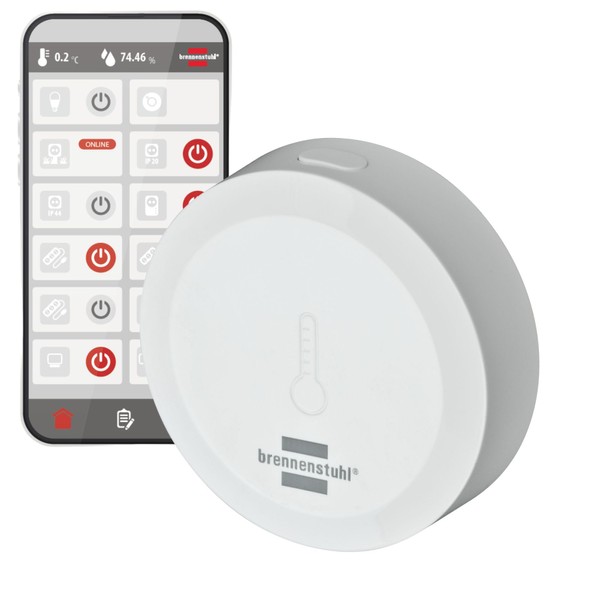 Brennenstuhl Connect Zigbee Temperature and Humidity Sensor TFS CZ 01