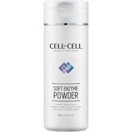 CELLBYCELL Polvo Enzimático Suave Limpiador Exfoliante Suave En Polvo Que Crea Espuma Para Combatir Las Impurezas, Tonificar E Hidratar 60 G