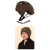 8-6508-04 Special Clothing Protective Hat (Abonet Guard A) L Black