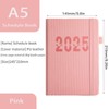 2025 Planner 5.6'' x 8.3'', A5 Size Hardcover Calendar Planner,