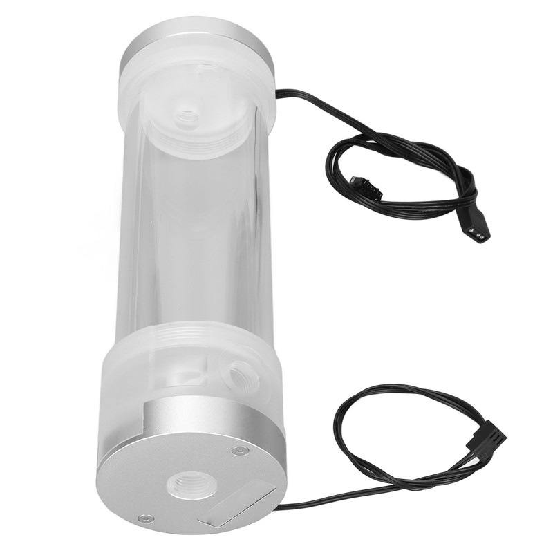 Water Cooling Tank Transparency 210mm Cylinder Temperature Display Reservoir Water