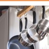 Wiwaplex 10 Pack Ceiling Hooks, 2 Inch Metal Screw Hooks,