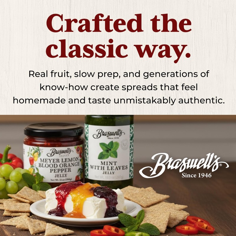 Braswell’s Gourmet Tangy Mustard BBQ Sauce – Small-Batch, Renowned Specialty,