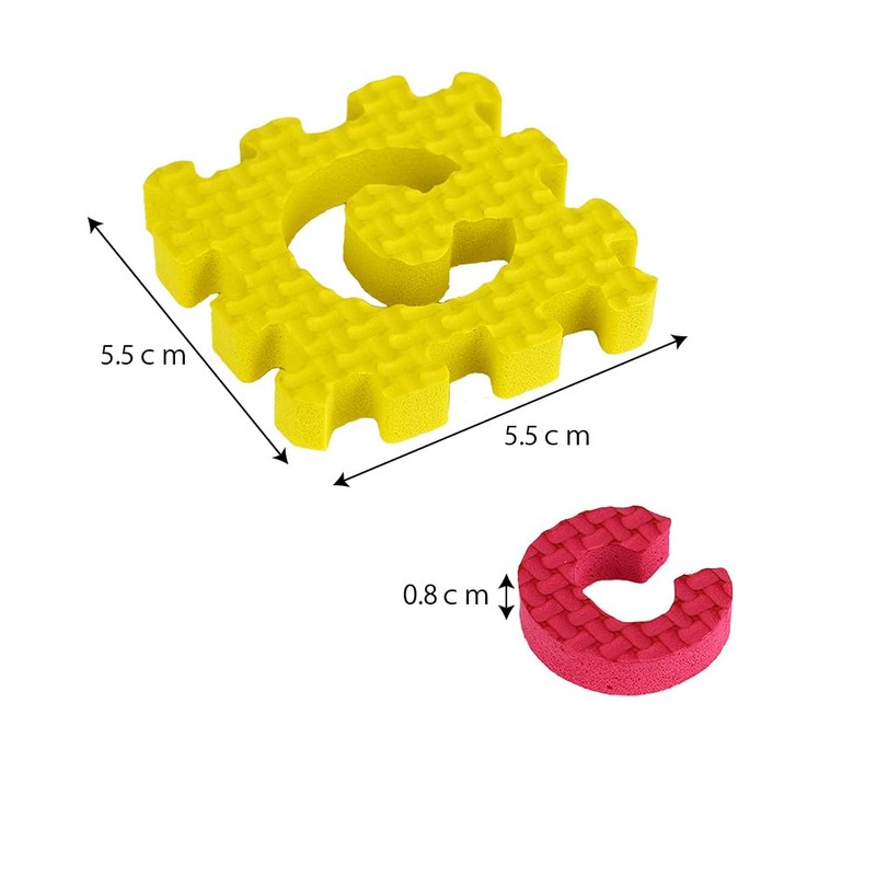Soft Puzzle Blocks Eggs, 27 Pieces, A-Z for Learning English,