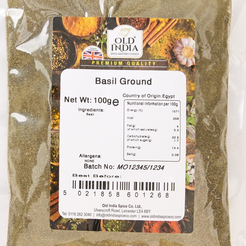 Old India Basil Ground 100g