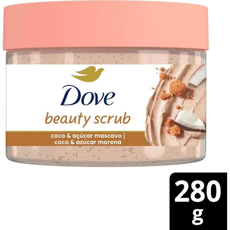 Dove Jabon Exfoliante Corporal Coco Y Azucar 298g Coco Y