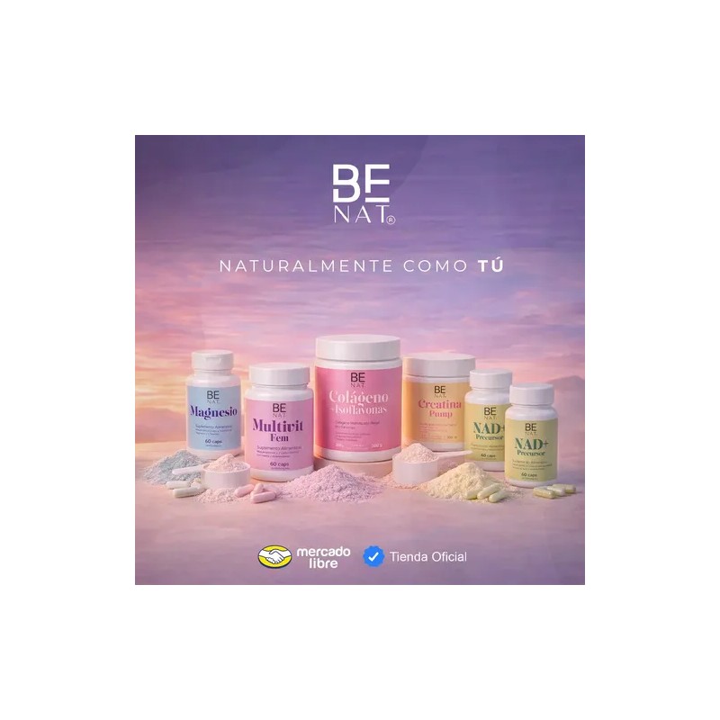 Magnesio Teanina Benat Vitamina 900mg Caps Suplemento Alimenticio