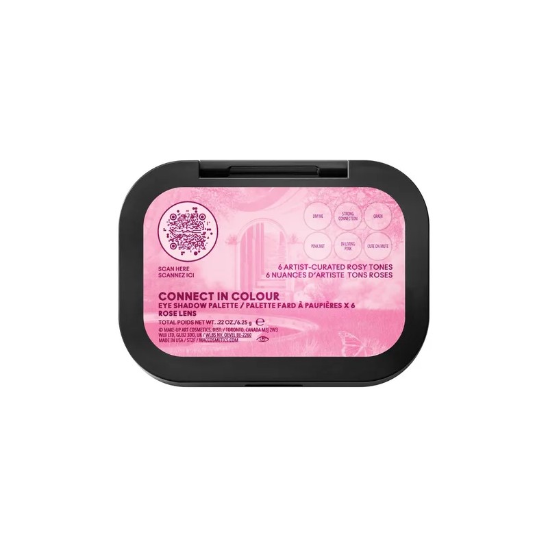 Paleta De Sombras Connect In Colour Color Rose Lens Mac