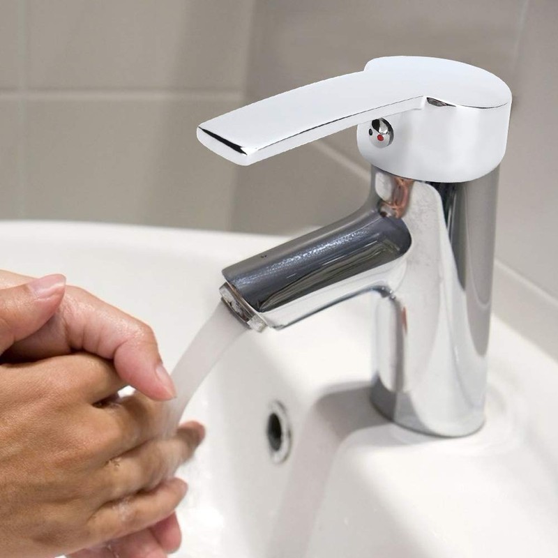 Hot Cold Water Tap Handle, Zinc Alloy Kitchen Bath Faucet