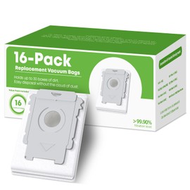 VBN 16 Pack Replacement Roomba Vacuum Bags, Compatible with iRobot Roomba i7, i7+, i3, i3+, i1+, i4, i4+, i6, i6+, i8, i8+, j7, j7+, s9, s9+ Plus, i & s & j Series Automatic Dirt Disposal Bags