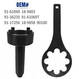 GOLKNHA Bearing Retainer Spanner Wrench & Carrier Retainer Nut Wrench Tool Fits Mercruiser Alpha 1, Gen 2, Bravo 1, OEM# 91-36235 18-9803 91-17256