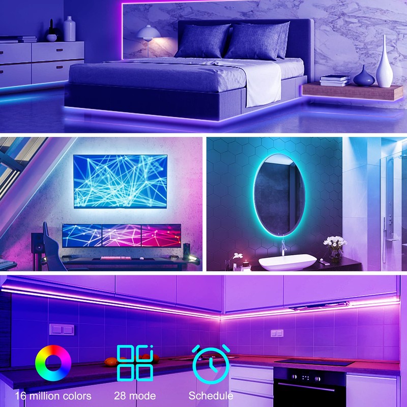 Hoobabuy LED TV Backlight, LED Strip 3 Metres, Suitable for