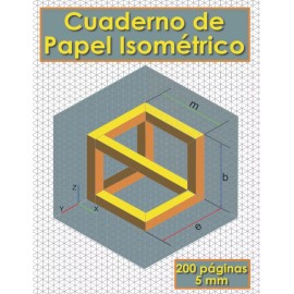 Libro: Cuaderno De Papel Isométrico: 200 Páginas De Cuadrícu