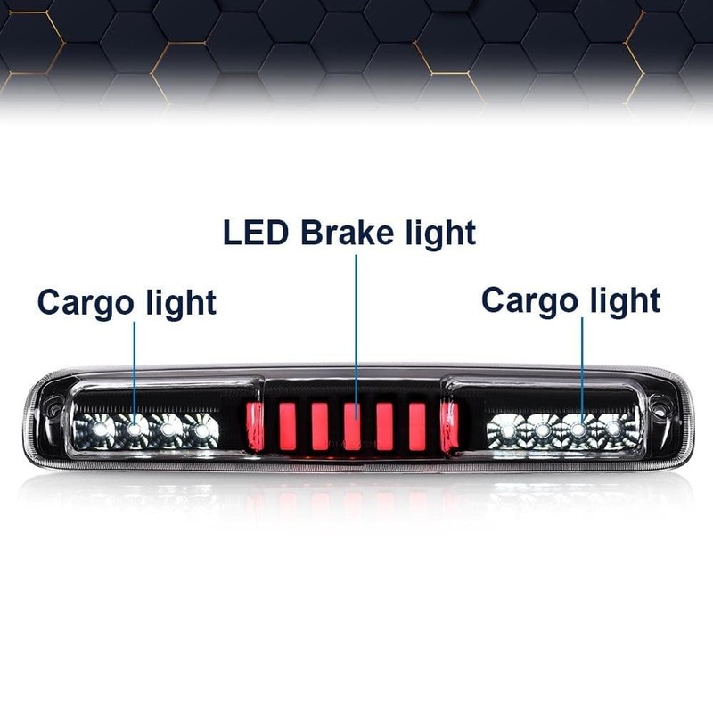 PIT66 LED 3rd Brake Light, Compatible With Chevy Silverado 99-07/Fit