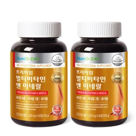 Nutri D Day Premium Multivitamin & Mineral, 90 tablets, 2 units / 뉴트리디데이 프리미엄 멀티비타민 앤 미네랄, 90정, 2개