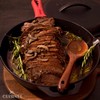 Cast Iron Skillet Set with Lids - 10"+12"-inch Pre-Seasoned Covered