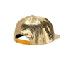 2Pack Hip Hop Gold Hat Rock Flat Brim Bill Hats