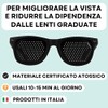 BATES VISION BLACK LENOPÄISCHE BRILLE ZERTIFIZIERT MADE IN ITALY GYNASTISCHE