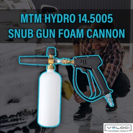 MTM Hydro Original Foam Cannon and M407 Pressure Washer Trigger Gun Commercial Grade