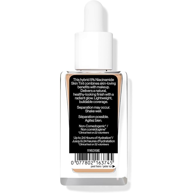 Base de Maquillaje Tinta Niacinamida – Cobertura Ligera, Acabado Natural