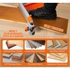 13" Pro.Floor Cutter-No Dust,No Noise,No Electricity. Multi-Angle Cuts for Laminate,Vinyl,Wood