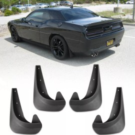 KEEPDSGN For Dodge Challenger 2008-2023 4PCS Mud Flap Splash Guards Splashguard Mudflaps