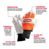 Oregon 91305S Leather Chainsaw Protective Gloves with Left Hand Protection