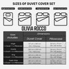 Olivia Rocco Easy Care Printed Duvet Cover Set 100% Polyester