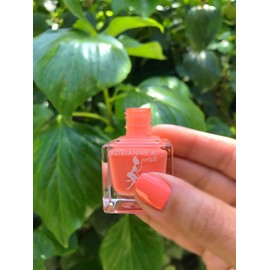 ADRIANNE K Orange Blossom Nail Polish, Tangible! Nontoxic, Gel effect. High Shine. Quick Dry. Vegan,.51 Fl Oz.