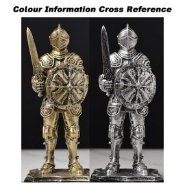 Fuwraixis Medieval Knight Statue, Creative Spartan Warrior Statue, Vintage Knight Garden Ornament Decoration, Home/Office/Wine Cooler Decorations, Collectable Gifts