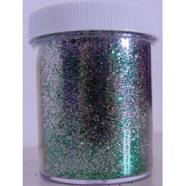 Vintage Paint Emerald Mist Green Square Metal Flake 0.015 8 ounce