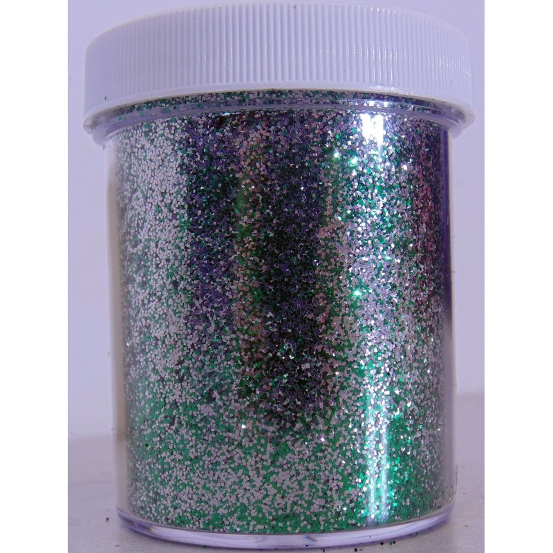 Vintage Paint Emerald Mist Green Square Metal Flake 0.015 8