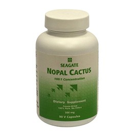 Seagate Products Freeze-Dried Nopal Cactus 500 mg 90 Capsules