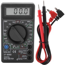 DTY DT-830D Small Digital Multi Tester with Japanese Instruction Manual Included, Measuring Instrument, Measuring Instrument, Compact, Digital Tester