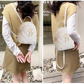 Vpoofree Small Cross Body Bag for Women PU Leather Shoulder Handbag Crossbody Purse Gifts for Ladies (Small Cross Body Bag for White)