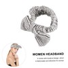 Baluue Beauty Facial Headband Striped Bow Hair Band for Makeup