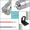 JYUDAUFU DC 12V 12RPM Gear Micro Motor High Torque Electric
