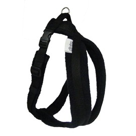 CosyDogs Fleece Dog Harness in Black: Size 1