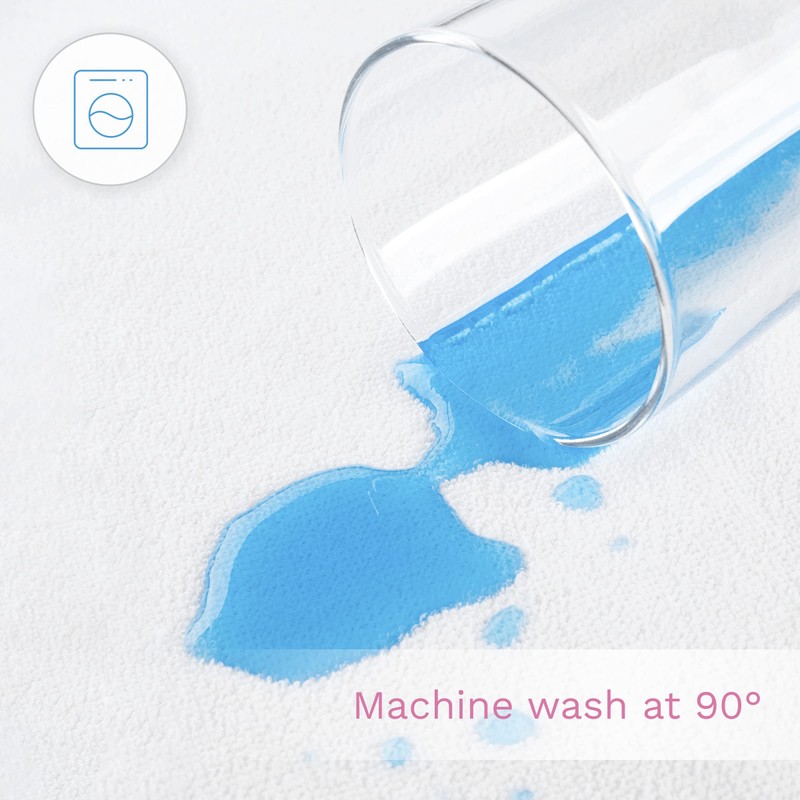 Waterproof Mattress Protector Sheet/Cover Fits 90x55 cm Bedside Crib