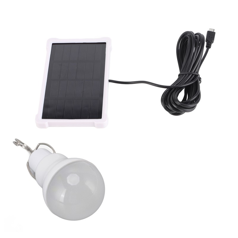 Portable Solar LED Light Bulb Rechargeable Solar Light Bulb for