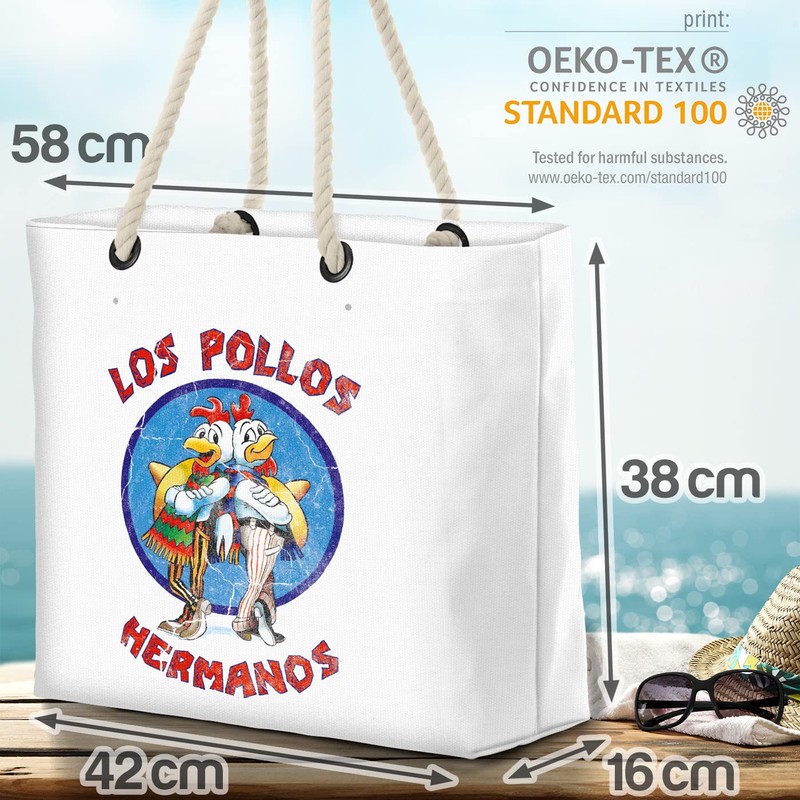 VOID XXL Beach Bag Los Pollos Shopper Bag 58 x