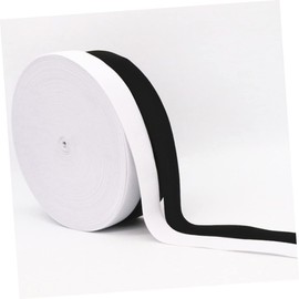 TEHAUX 1roll Meters White Flat Elastic Band Stretchy Nylon Webbing for Sewing Clothing Accessories Knitting Projects and DIY Crafts Wide Versatile Usage