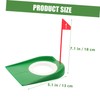 Kisangel 3pcs Indoor Putting Hole Golf Training Cup Thickened Golf