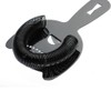Barfly M37026BK Heavy Duty Spring Bar Strainer, Stainless Steel, Black,