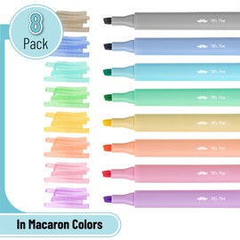 Mr. Pen- Highlighters, 8 Pack, Macaron Colors, Highlighters Assorted Colors, Highlighter Set, Pastel Highlighters, Highlighter Pens, Colored Highlighters, Book Highlighters Pastel Highlighter Set