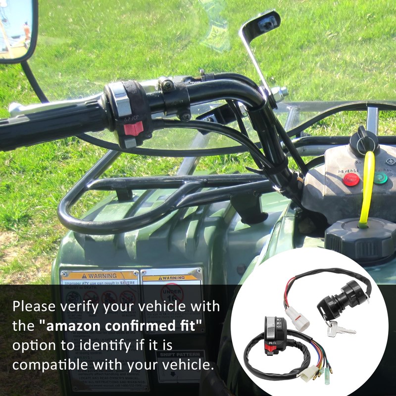M MATI Start Stop Headlight Switch & Ignition Key Switch