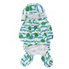 Reflective Puppy Raincoat Sea Turtle Pattern Lightweight Breathable Waterproof Pet