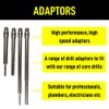 UK Drills Diamond Core Drill HEX Adaptor Accessories 12 x