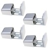 4PCS Barn Door Floor Guide Adjustable Sliding Door Roller Guide